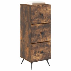 Armoire à tiroirs Chêne fumé 33 x 34,5 x 90 cm 582627582627