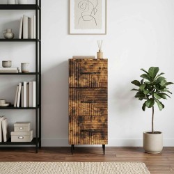 Armoire à tiroirs Chêne fumé 33 x 34,5 x 89,5 cm 582628582628