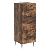 Armoire à tiroirs Chêne fumé 33 x 34,5 x 89,5 cm 582628582628