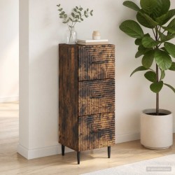 Armoire à tiroirs Chêne fumé 33 x 34,5 x 89,5 cm 582628582628
