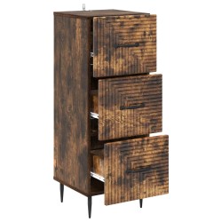 Armoire à tiroirs Chêne fumé 33 x 34,5 x 89,5 cm 582628582628