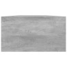 Support de moniteur Gris béton 100x24x13 cm Bois d'ingénierie 582632582632