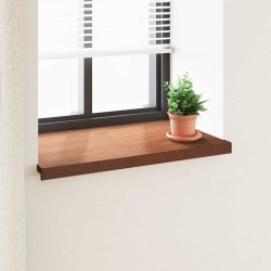 Appui de fenêtre Bois marron 80 x 50 x 4,5 cm PVC 582633582633