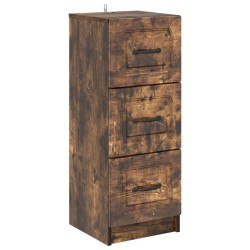 Armoire à tiroirs Chêne fumé 33 x 34,5 x 87 cm 582636582636