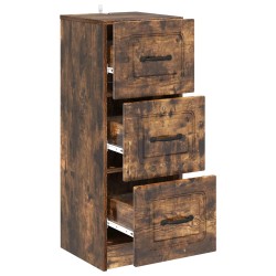 Armoire à tiroirs Chêne fumé 33 x 34,5 x 87 cm 582636582636