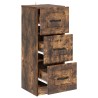 Armoire à tiroirs Chêne fumé 33 x 34,5 x 87 cm 582636582636
