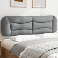 Coussin de tête de lit Hvar gris clair 180 cm tissu 582637582637