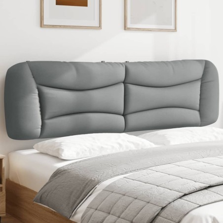 Coussin de tête de lit Hvar gris clair 180 cm tissu 582637582637