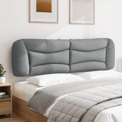 Coussin de tête de lit Hvar gris clair 180 cm tissu 582637582637