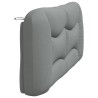 Coussin de tête de lit Hvar gris clair 180 cm tissu 582637582637