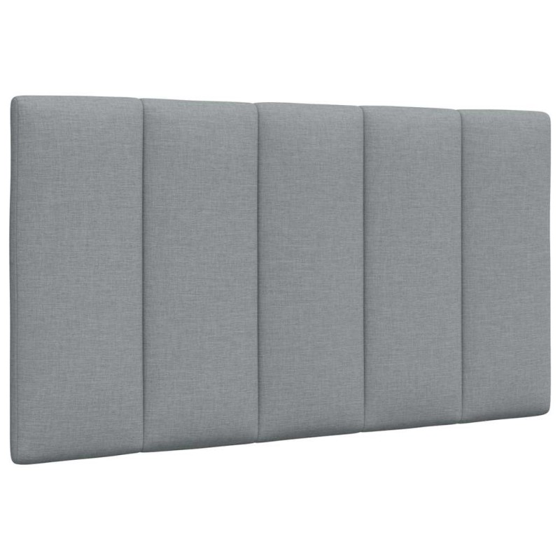 Coussin de tête de lit Hanko gris clair 90 cm tissu 582640582640