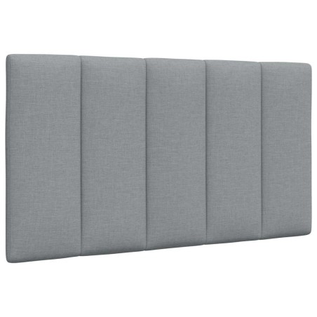 Coussin de tête de lit Hanko gris clair 90 cm tissu 582640582640