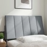 Coussin de tête de lit Hanko gris clair 90 cm tissu 582640582640