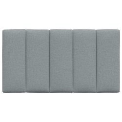 Coussin de tête de lit Hanko gris clair 90 cm tissu 582640582640
