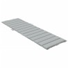 Coussin de chaise longue gris clair mélangé 200x70x4 cm tissu 582641582641