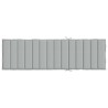 Coussin de chaise longue gris clair mélangé 200x70x4 cm tissu 582641582641