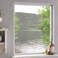 Écran anti-insectes pour fenêtres Blanc 130 x 150 cm 582642582642