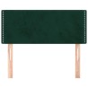 Tête de lit Vert foncé 80x5x78/88 cm Velours 582646582646