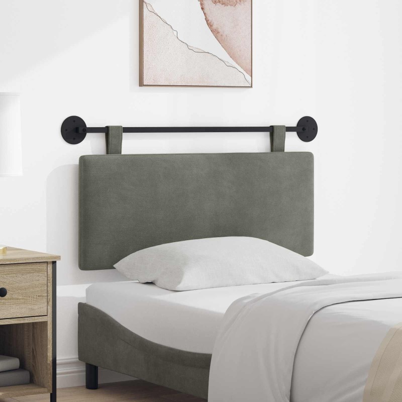 Tête de lit suspendue Tissu en velours côtelé 582649582649