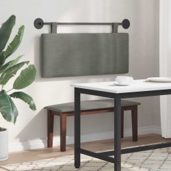 Tête de lit suspendue Tissu en velours côtelé 582649582649