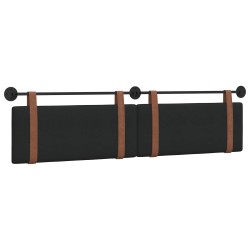 Tête de lit suspendue Noir PU antique 582652582652