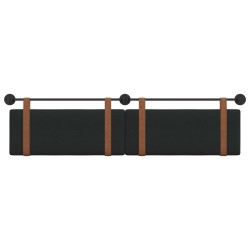 Tête de lit suspendue Noir PU antique 582652582652