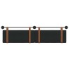 Tête de lit suspendue Noir PU antique 582652582652