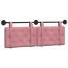 Tête de lit suspendue Rose Velours 582655582655