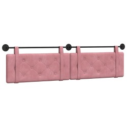 Tête de lit suspendue Rose Velours 582656582656