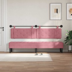 Tête de lit suspendue Rose Velours 582656582656