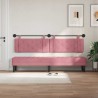 Tête de lit suspendue Rose Velours 582656582656