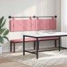 Tête de lit suspendue Rose Velours 582656582656