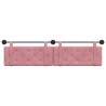 Tête de lit suspendue Rose Velours 582656582656
