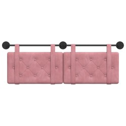 Tête de lit suspendue Rose Velours 582657582657