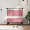 Tête de lit suspendue Rose Velours 582658582658