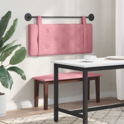 Tête de lit suspendue Rose Velours 582658582658