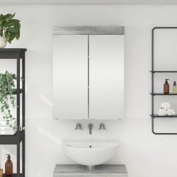 Amoire de salle de bain avec miroir TULUM Gris Sonoma 582661582661