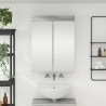 Amoire de salle de bain avec miroir TULUM Gris Sonoma 582661582661