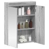Amoire de salle de bain avec miroir TULUM Gris Sonoma 582661582661