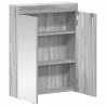Amoire de salle de bain avec miroir TULUM Gris Sonoma 582661582661