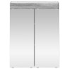 Amoire de salle de bain avec miroir TULUM Gris Sonoma 582661582661