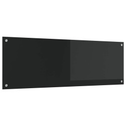 Crédence de cuisine Noir 120 x 40 cm verre trempé 582663582663