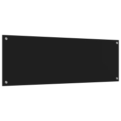 Crédence de cuisine Noir 120 x 40 cm verre trempé 582663582663