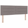 Tête de lit Taupe 144 cm tissu 582672582672