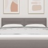 Tête de lit Taupe 144 cm tissu 582672582672