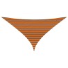 Voile d'ombre Orange et marron 3 x 3 x 4,24 m 582676582676