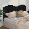 Tête de lit Noir 206x4x110 cm Bois massif de pin 582679582679