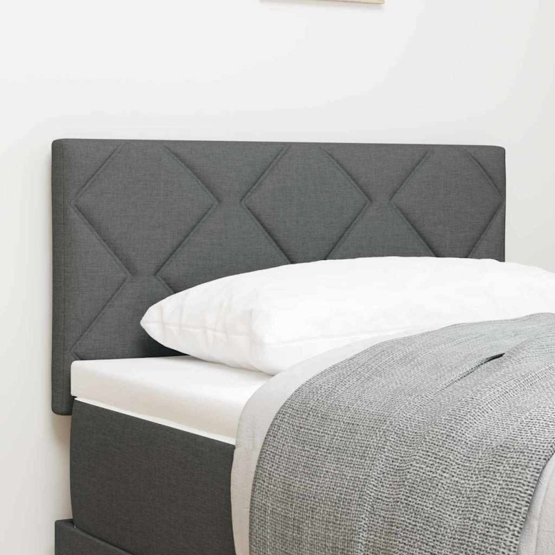 Tête de lit LED Gris 80 cm tissu 582680582680