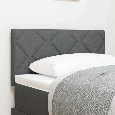 Tête de lit LED Gris 80 cm tissu 582680582680