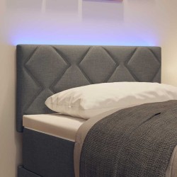Tête de lit LED Gris 80 cm tissu 582680582680